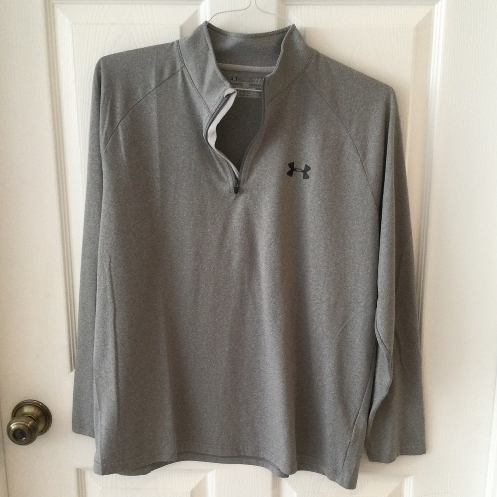 Under Armour Half-Zip Long Sleeve (large)